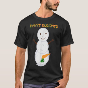 Camiseta Menudos Navidades feos y graciosos de Snowman