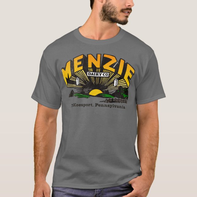 Camiseta Menzie Dairy Co. - McKeesport, PA (Anverso)