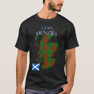 Camiseta Menzies Scottish Clan Tartan Scotland Scotland