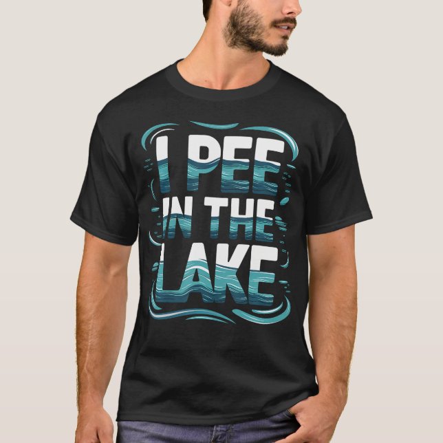 Camiseta Meo en el lago Humor de verano (Anverso)