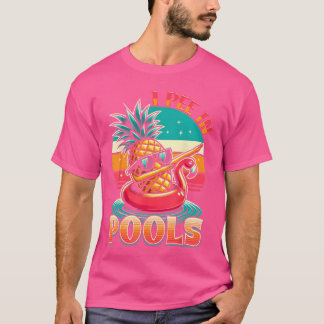 Camiseta Meo en Piscinas Chiste Divertido de Verano Piscina