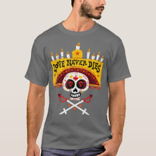 Camiseta Meopolis Love Never Dies Candles Hanukkah 
