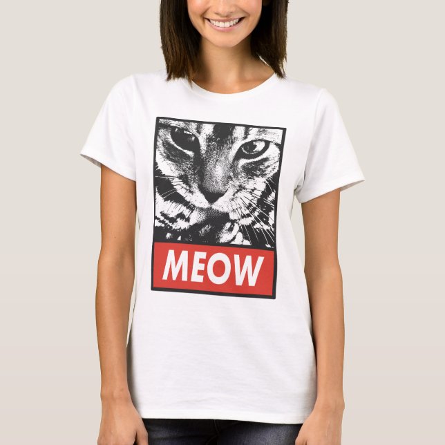 CAMISETA MEOW (Anverso)