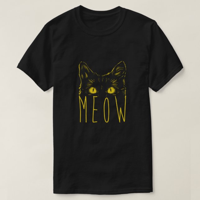 Camiseta Meow (Diseño del anverso)
