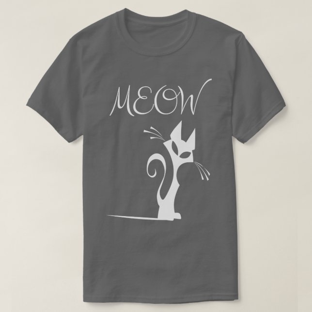 Camiseta Meow (Diseño del anverso)