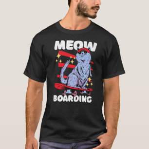 Camiseta Meow Boarding