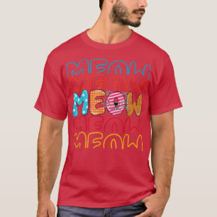 Camiseta Meow Cat Funny Cats Mamá Y Papá Gato 