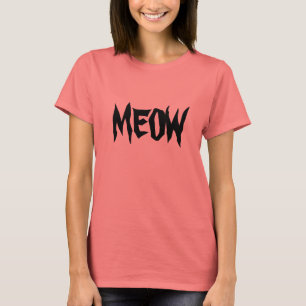 Camiseta MEOW, damas Ringer T-shirt