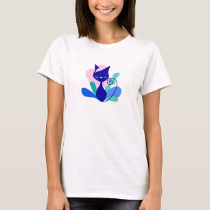 Camiseta Meow de gato de verano