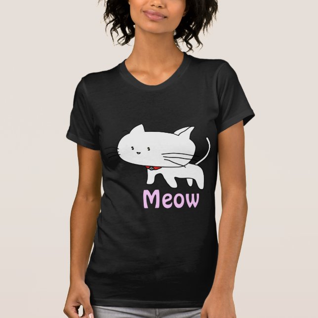 Camiseta Meow el gato (Anverso)