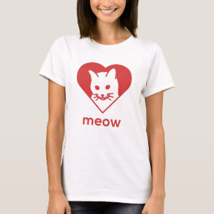 Camiseta meow HEART