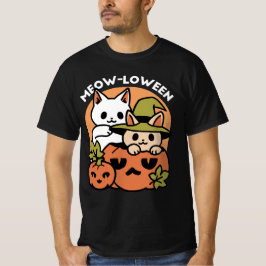 Camiseta Meow-Loween - Diseño festivo de gatos de Halloween