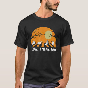 Camiseta Meow Me Refiero A Boo Black Cat Boo Caminando Hall