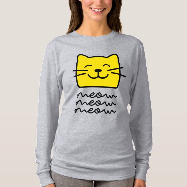 Camiseta Meow Meow (Anverso)
