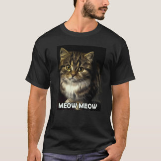 Camiseta Meow Meow Cuato Gato Gato Gatito Gatito Gatito Gat