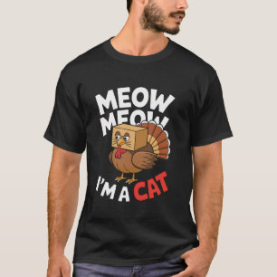 Camiseta Meow Meow Soy un Gato Gracioso De Gracias Mashup T
