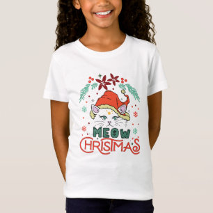 Camiseta Meow Navidades, Feliz Navidad