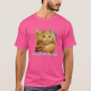 Camiseta Meow no matará al gato curado