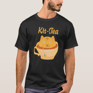 Camiseta Meow, propietario del gato del gato del té del té 