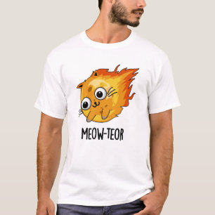 Camiseta Meow-teor Funny Meteor Pun