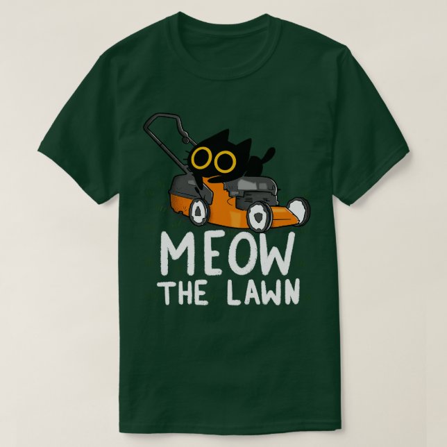 Camiseta Meow the Lawn (Diseño del anverso)