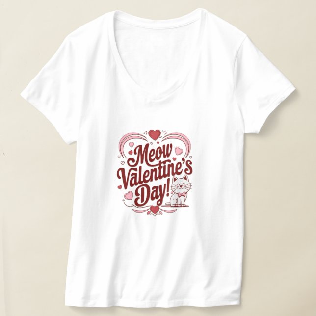 Camiseta Meow Valentine (Distribución )