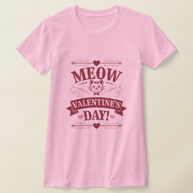 Camiseta Meow Valentine (Distribución)