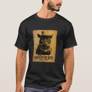Camiseta Meowboy Cowboy Cat Gracioso Sarcástico Pun Western