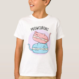 Camiseta Meowcarons Funny Macaron Pun