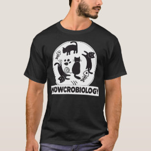 Camiseta Meowcrobiología Ciencia Funny MicrobiologíaGato Lo