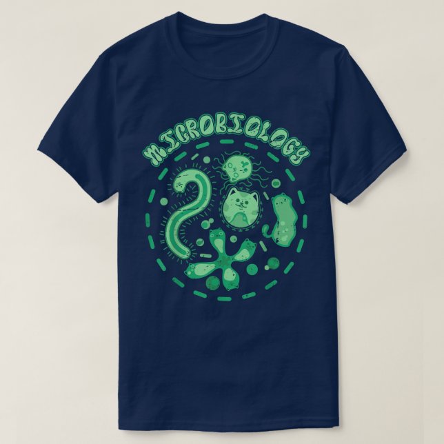 Camiseta Meowcrobiology Science Cat Lover  (Diseño del anverso)