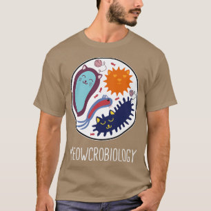 Camiseta Meowcrobiology Science Cat Lover Premium 1418