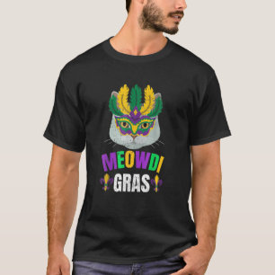 Camiseta Meowdi Gras Cat For The Next Mardi Gras Cat Meowdi