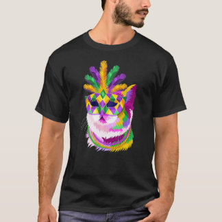 Camiseta Meowdi Gras, Mamá gata de Mardi Gras, Amante de lo