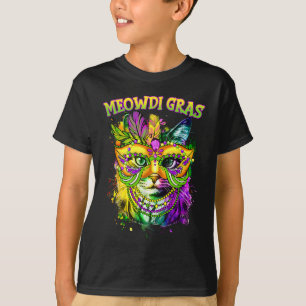 Camiseta Meowdi Gras Mardi Gras Cat Lover New Orleans Louis