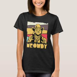 Camiseta Meowdy Ca Texas Western Ca Meowdy Cat