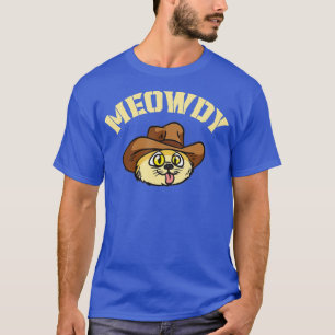 Camiseta Meowdy Cat Funny Mashup Between Meow and Howdy (8