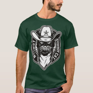 Camiseta Meowdy Cat Funny Mashup entre Meow y Howdy (2