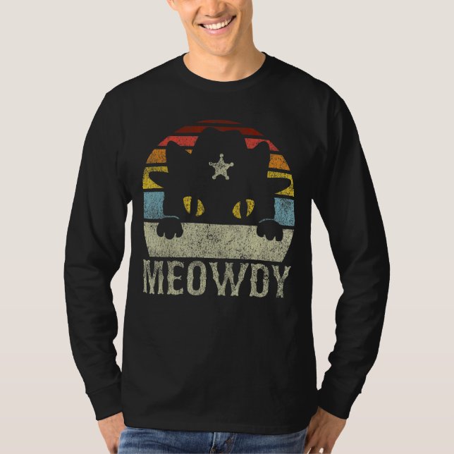 Camiseta Meowdy Cat Meme (Anverso)