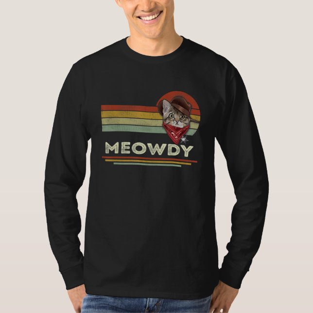 Camiseta Meowdy Cat Meme Meowdy - Cat (Anverso)