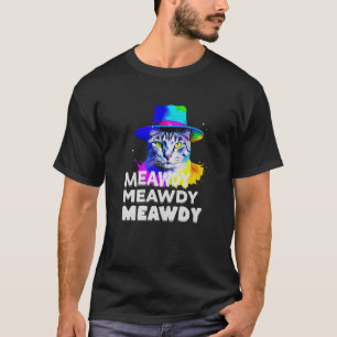 Camiseta Meowdy Cat Meme Texas Funny Cat Cowboy Premium