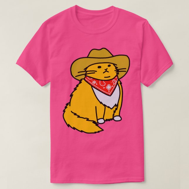 Camiseta Meowdy Cowboy Cat (Diseño del anverso)