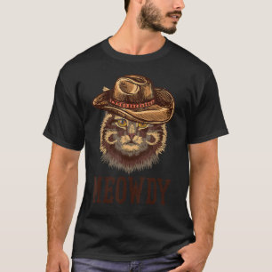 Camiseta Meowdy Funny Cat Country Music Meow Howdy