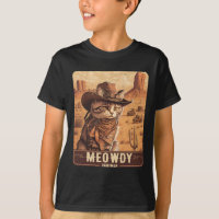 ¡Meowdy! Funny Country Music Cat Cowboy Gorra Post