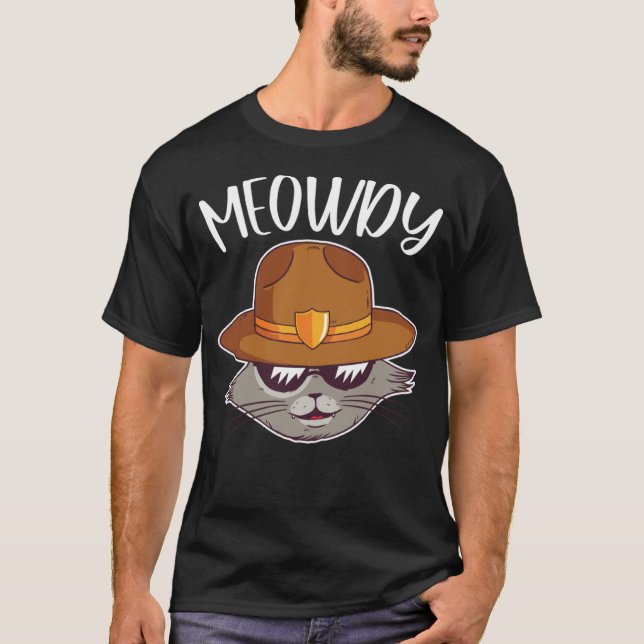 Camiseta Meowdy Texas Cat Meme Cat (Anverso)