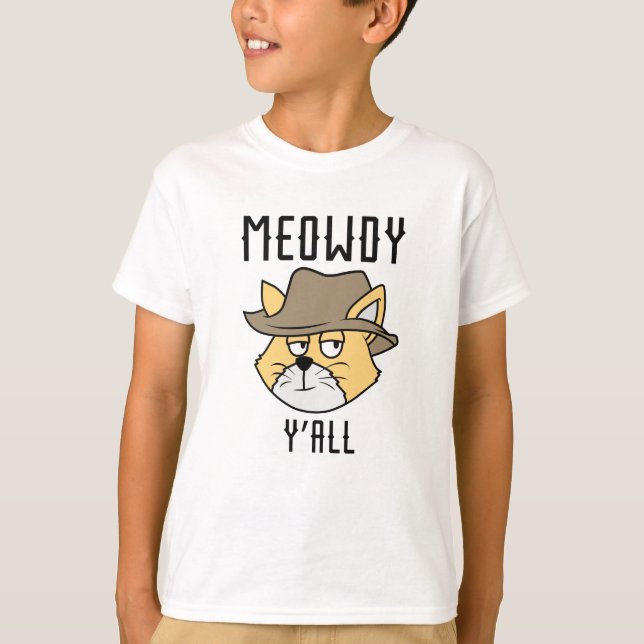 Camiseta Meowdy Y'all (Anverso)
