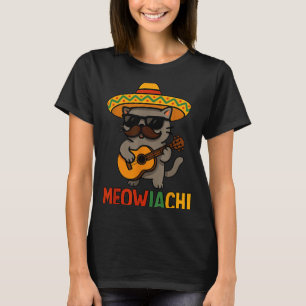 Camiseta Meowiachi cinco de mayo gato guitarra bigote