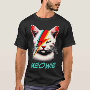 Camiseta Meowie Cat Rock Concierto de Música Band Hombres N