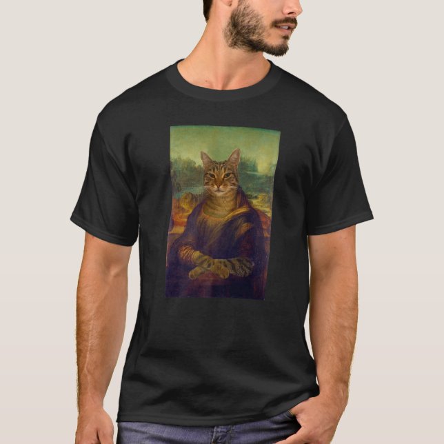 Camiseta Meowing Lisa Funny Cat  Cat T  Cat (Anverso)