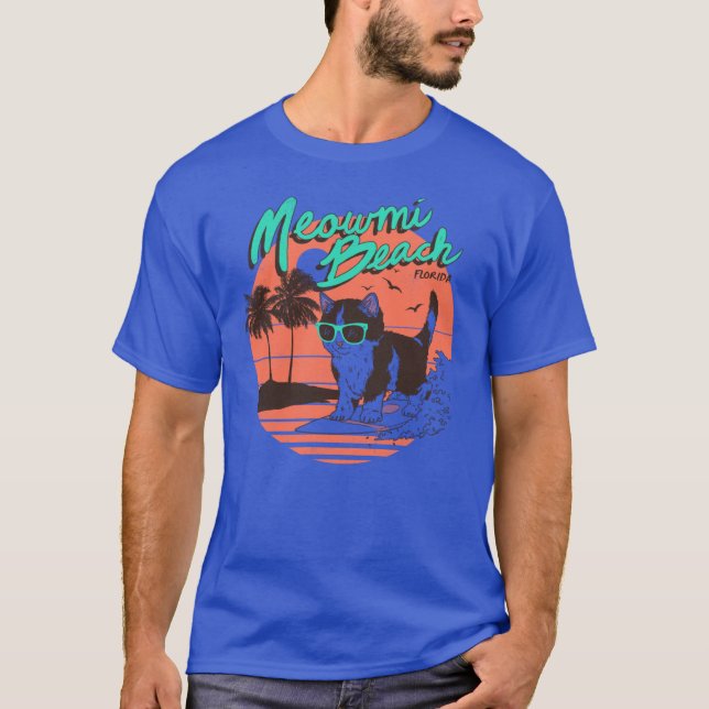 Camiseta Meowmi Beach girl vintage friend (Anverso)